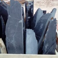 Monolithe flamme d'ardoise