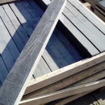 Bordure / Piquet en Ardoise Noire