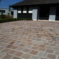 PAK 003 - PAVÉ DE KANDLA GRIS ou MULTICOLORE 14x14CM ÉP. FIXE - 4CM