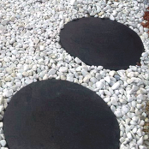 Pas Japonais en Ardoise Noire
