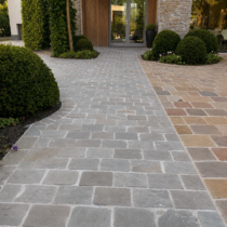 Pavés en Grès Kandla – Gris & Multicolore