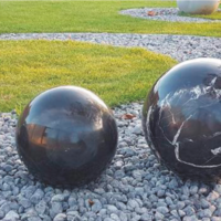 SP 002 - Sphère Granit noir Polie
