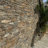 MU 011 -  Parement en pierre naturelle : Placage quartzite AMBAYA